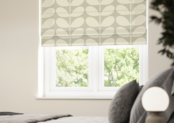 Orla Kiely Jumbo Solid Stem, Pebble - Roman Blind - Image 5